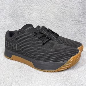 Nobull Gum Trainer+ Mens Size 9 Lace Up Training Shoes Black Superfabric